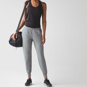 Lululemon Joggers Ceremony Grey Full Length 10 Retired women’s stretch